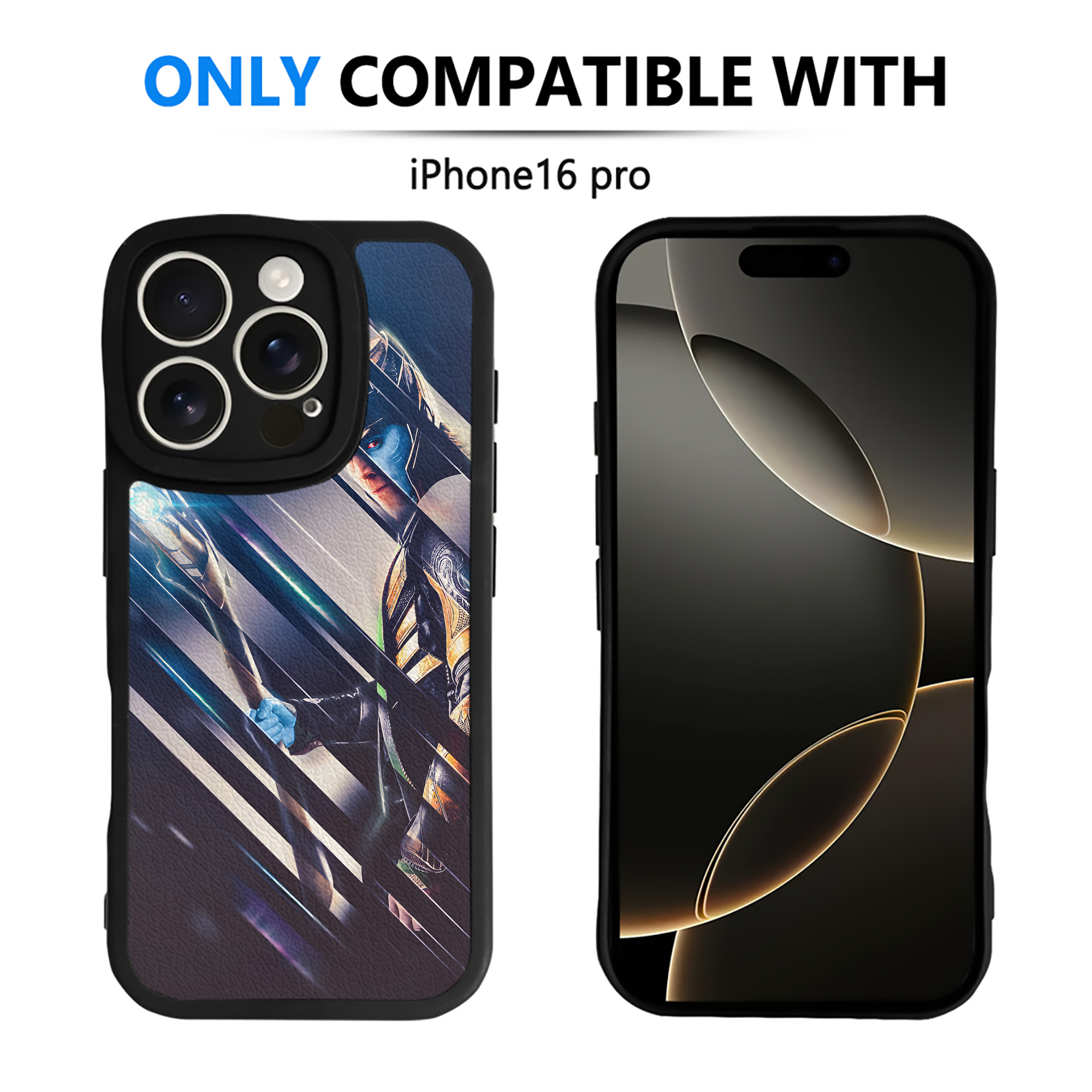 （画像用） アベンジャーズ The Avengers 【iPhone 16シリーズ対応】シリコンスマホケース（レザー調） 材質：シリコン